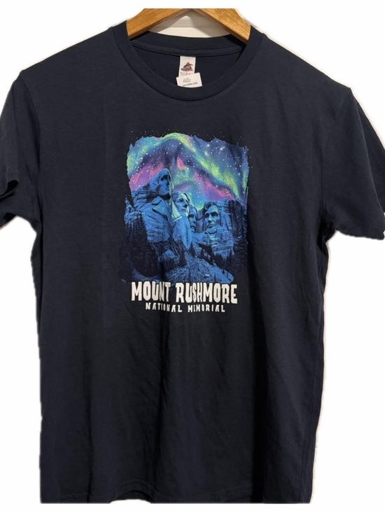 Other - Mount Rushmore Youth Graphic T-Shirt - Navy Blue